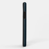 クールで黒い銀製のオートバイフレーム Case-Mate iPhoneケース (裏面/右)