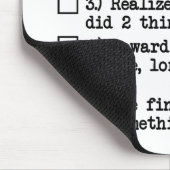 クールで、おもしろいなしなければならないことのリストのマウスパッド マウスパッド (コーナー)