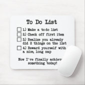 クールで、おもしろいなしなければならないことのリストのマウスパッド マウスパッド (マウス)