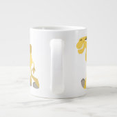 クールで、かわいい漫画のラクダのジャンボマグ ジャンボコーヒーマグカップ (裏面)