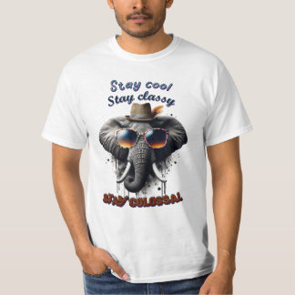 クールで、クラシックで、コロッサル エレファント Tシャツ