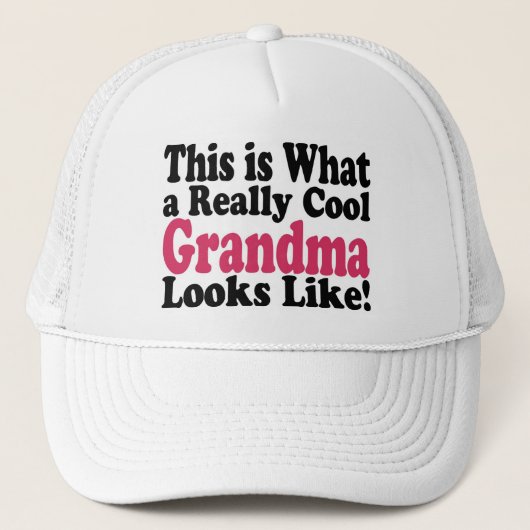 クールなおばあちゃん キャップ (正面)