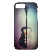 クールなたそがれの地平線のギターの反射の電話箱 Case-Mate iPhoneケース (裏面)