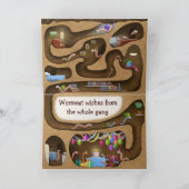 クールなみみずのバースデー・カード カード (内部)