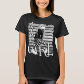 クールなアニメ女子の美意識デザイン Tシャツ (正面)