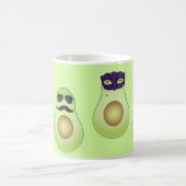 クールなアボカドのコーヒー・マグ コーヒーマグカップ (中央)