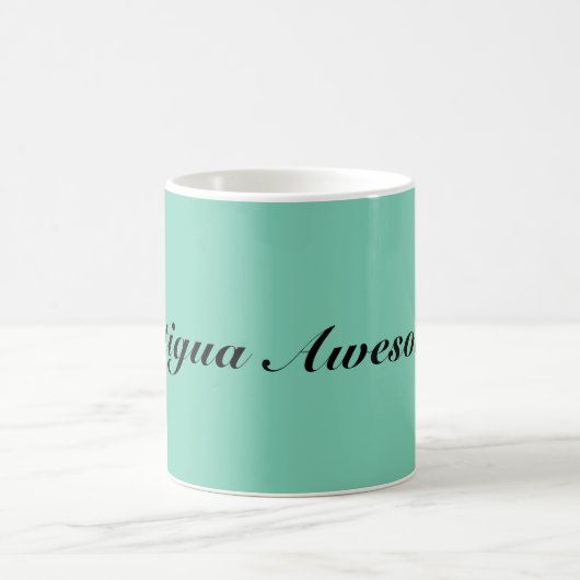 クールなアンチグアの素晴らしい引用文のコーヒー・マグ コーヒーマグカップ (中央)