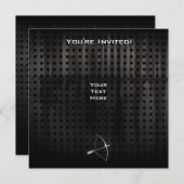 クールなアーチェリー 招待状 (正面/裏面)