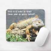 クールなイグアナ マウスパッド (マウス)