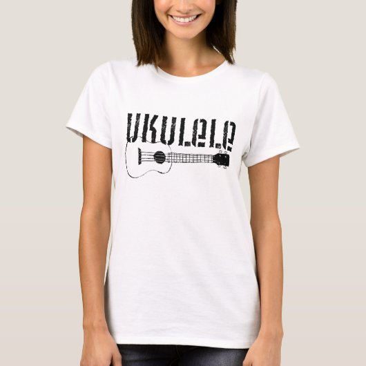 クールなウクレレ Tシャツ (正面)