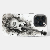 🎸📱 クールなエレキギターiPhoneケース 📱🎸 iPhoneケース (裏面横)