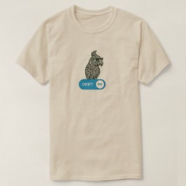 クールなオウムとともにドリフト Tシャツ