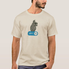クールなオウムとともにドリフト Tシャツ