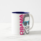 クールなオバマの2012年のコーヒー・マグ ツートーンマグカップ (正面右)