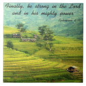 クールなキリスト教の聖書は感動的なことわざを引用します タイル (正面)