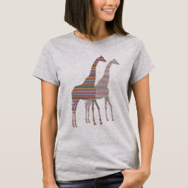 クールなキリンTシャツデザイン野生動物キリン Tシャツ