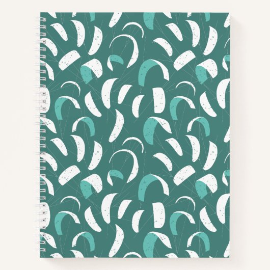 クールなキーツーフィング グラフィックプリント ノートブック (正面)