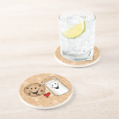 クールなクッキーおよびミルクの友人の漫画 コースター (側面)