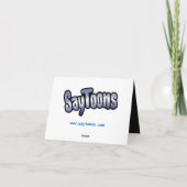 クールなクリスマス! シーズンカード (裏面)