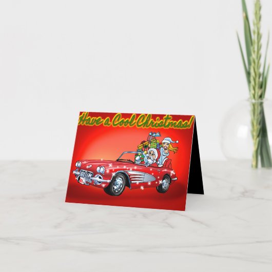 クールなクリスマス! シーズンカード (正面)