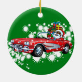 クールなクリスマス! セラミックオーナメント (裏面)