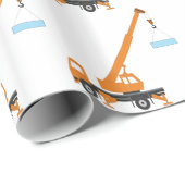 クールなクレーン男の子のギフトのアイディア ラッピングペーパー (ロールコーナー)