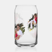 クールなグラフィティの裂けた効果の写真コラージュモノグラム ガラス缶 (左)