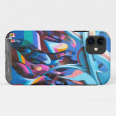 クールなグラフィティウォール Case-Mate iPhoneケース (裏面(横))