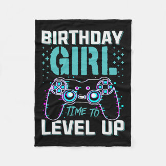 クールなゲーム好きな女の子へのプレゼント 誕生日ギフト フリースブランケット