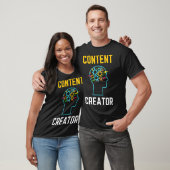 クールなコンテンツクリエーター プロデューサー Tシャツ (ユニセックス)