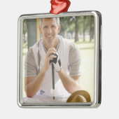 クールなゴルファー メタルオーナメント (左)