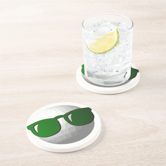 クールなゴルフ・ボールのコースター コースター (側面)