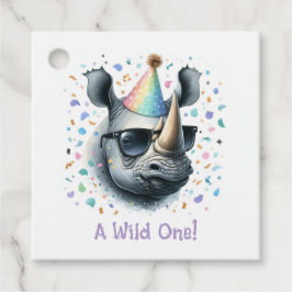 クールなサイ "Wild One" 誕生日 フェイバータグ