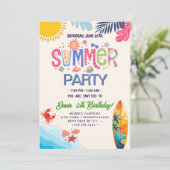 クールなサマー・パーティー 招待状 (スタンド正面)