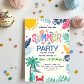 クールなサマー・パーティー 招待状