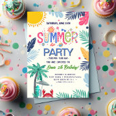 クールなサマー・パーティー 招待状