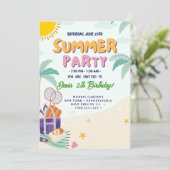 クールなサマー・パーティ 招待状 (スタンド正面)