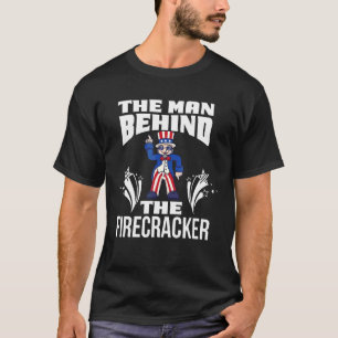 クールなサムおじさん 花火 7月4日 アメリカ愛国者 Tシャツ