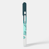 クールなサメの抽象芸術モノグラム Case-Mate iPhoneケース (裏面 / 左)