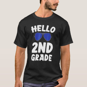 クールなサングラス 2年生 小学生男子向け Tシャツ