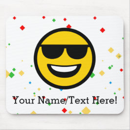 クールなサングラスEmoji マウスパッド