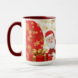 クールなサンタクロースのクリスマス🎅 マグカップ