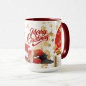クールなサンタクロースのクリスマス🎅 マグカップ (正面右)