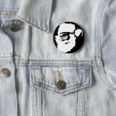 クールなサンタ 缶バッジ (インサイチュ)