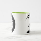 クールなサーフィン ツートーンマグカップ (中央)