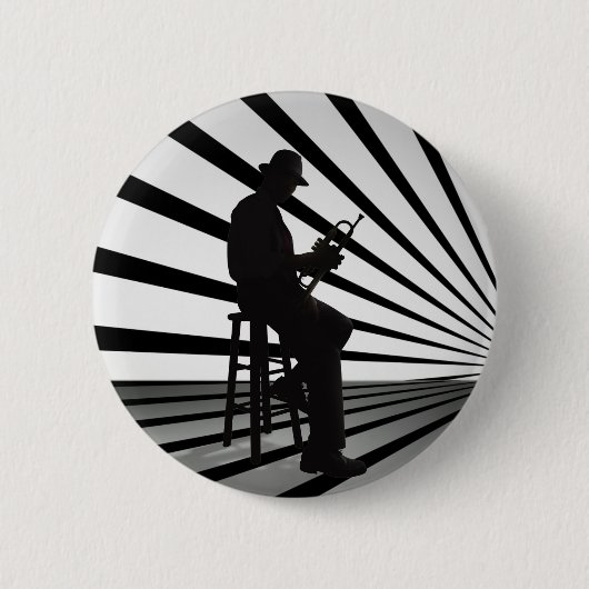 クールなジャズ2 缶バッジ (正面)