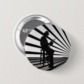 クールなジャズ2 缶バッジ (正面&裏面)