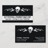 クールなスカルの名刺 名刺 (正面/裏面)