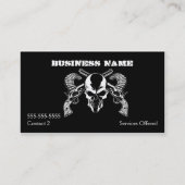 クールなスカルのfflの名刺 名刺 (正面)