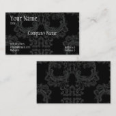 クールなスカルパターン名刺 名刺 (正面/裏面)